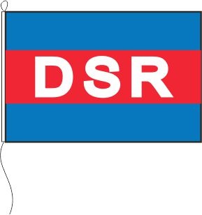 DSR Deutsche Seereederei Rostock - Querformatflagge