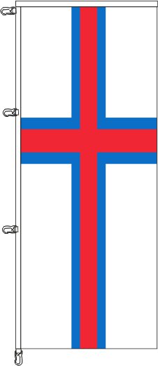Färöer Inseln - Auslegerflagge