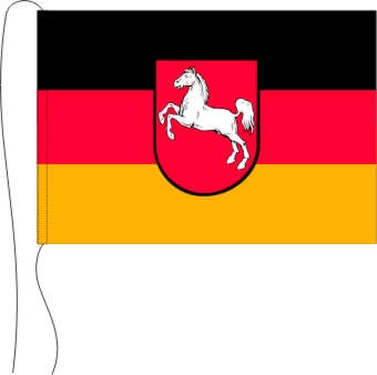 Niedersachsen - Tischflagge 25 x 15 cm