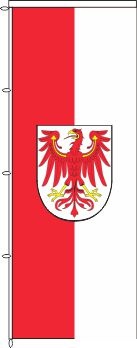 Brandenburg mit Wappen - Auslegerflagge