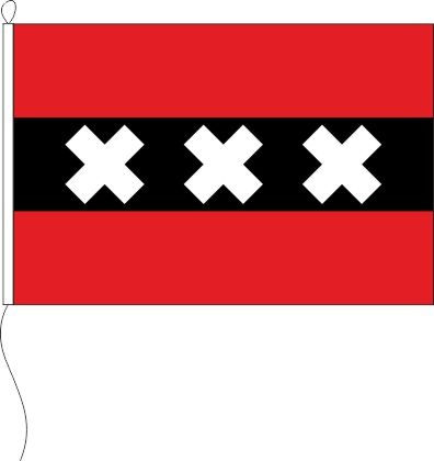 Amsterdam (Niederlande) - Querformatflagge