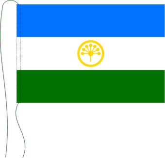 Baschkirien (Russland) - Tischflagge 25 x 15 cm