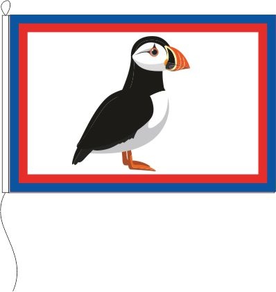 Lundy Island - Querformatflagge