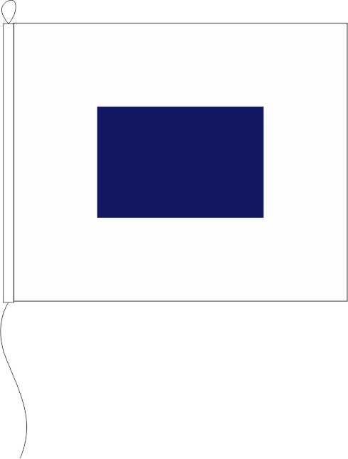 Signal S (Sierra) - Signalflagge