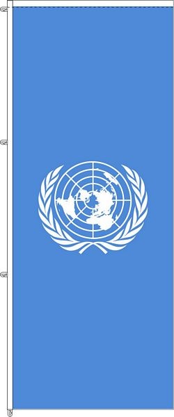 Vereinte Nationen (UNO) - Auslegerflagge
