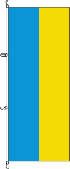 Ukraine - Hochformatflagge