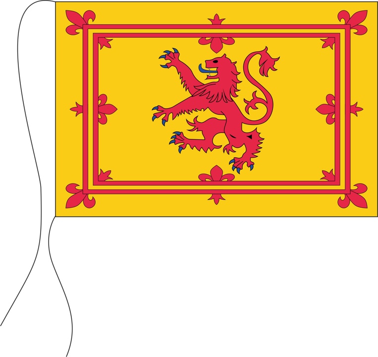 Schottisches Banner - Tischflagge 25 x 15 cm