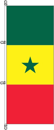 Senegal - Hochformatflagge