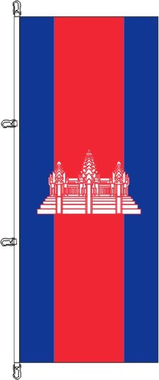 Kambodscha - Hochformatflagge