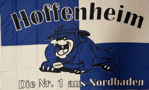 Hoffenheim die Nr. 1 aus Nordbaden - preiswerte Alternative: 150 x 90 cm