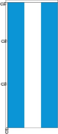 Argentinien ohne Wappen - Auslegerflagge