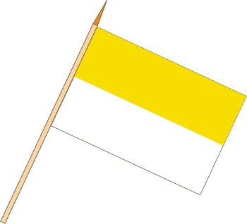 Katholische Kirchenfahne - Stockfahnen (1 VE = 10 Stück) - Stockfahne