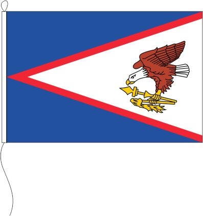 Amerikanisch-Samoa - Querformatflagge