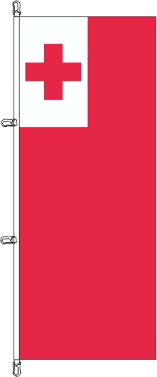 Tonga - Hochformatflagge