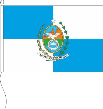 Rio de Janeiro Bundesstaat - Querformatflagge