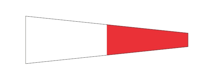 Signal Nato Fragewimpel Interrogative - Signalflagge