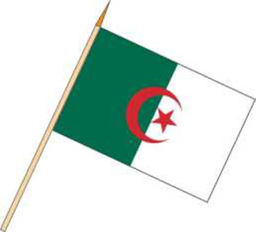Algerien - Stockfahnen (1 VE = 10 Stück) - Stockfahne