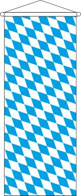 Bayern Raute ohne Wappen - Bannerfahne