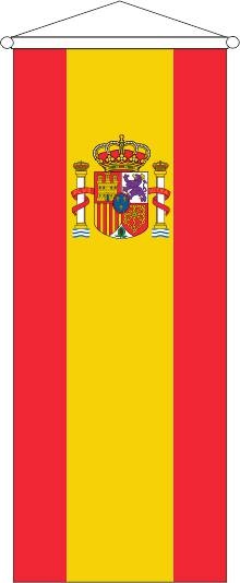 Spanien mit Wappen - Bannerfahne