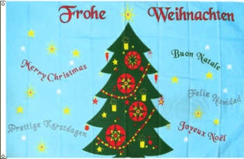 Tannenbaum quer - preiswerte Alternative: 150 x 90 cm