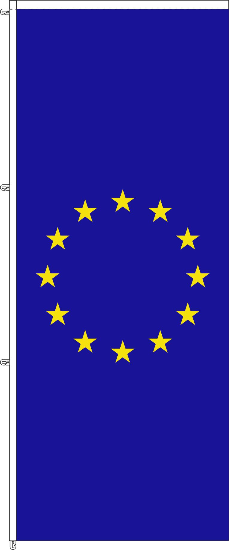 Europa - Auslegerflagge