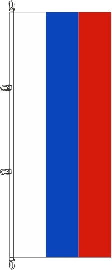 Russland - Hochformatflagge