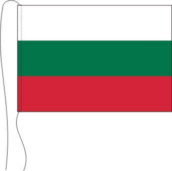 Bulgarien - Tischfahne 25 x 15 cm