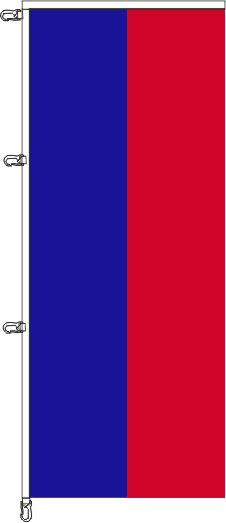 Oldenburg blau/rot - Auslegerflagge