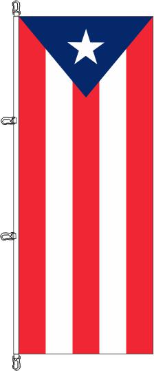 Puerto Rico - Hochformatflagge