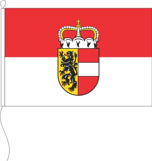 Salzburg (Österreich) - Querformatflagge