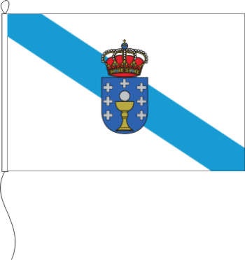 Galicien (Spanien) - Querformatflagge