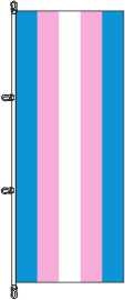 Transgender - Hochformatflagge