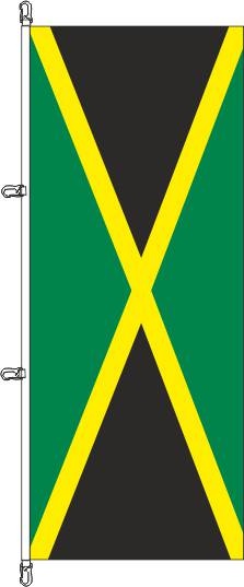 Jamaika - Hochformatflagge
