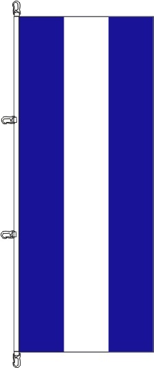 El Salvador ohne Wappen - Hochformatflagge