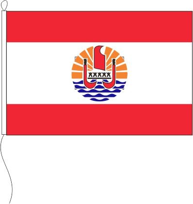 Französisch-Polynesien - Querformatflagge