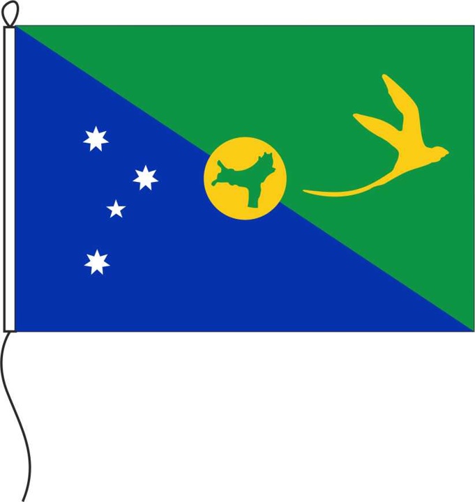 Weihnachtsinsel (Australien) - Querformatflagge