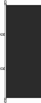 Trauerfahne schwarz - Hochformatflagge