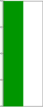 Schützen grün/weiß- Hochformatflagge