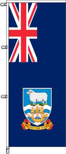 Falkland Inseln Staatsflagge (blaugrundig) - Auslegerflagge