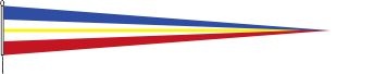 Mecklenburg-Vorpommern ohne Wappen - Langwimpel