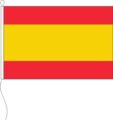 Spanien ohne Wappen - Querformatflagge