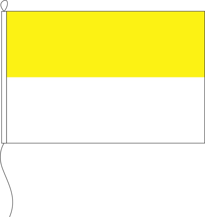 Katholische Kirchenfahne - Querformatflagge