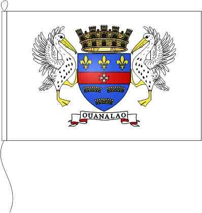 St. Barthelemy - Querformatflagge