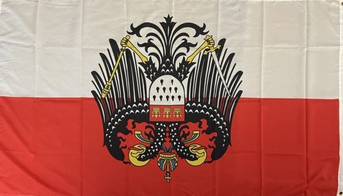 Köln mit großem Wappen - preiswerte Alternative: 150 x 90 cm