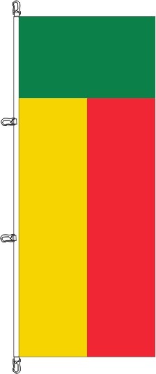 Benin - Hochformatflagge