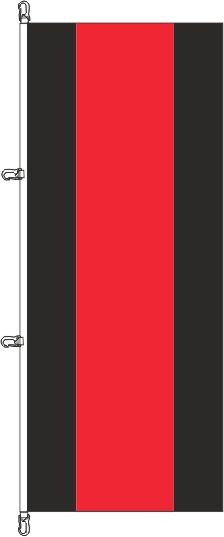 Sudetenland ohne Wappen - Hochformatflagge