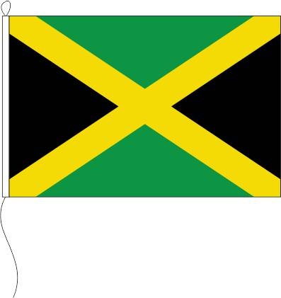 Jamaika - Tischflagge 15 x 10 cm