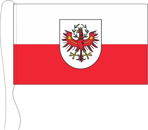 Tirol (Österreich) - Tischflagge 25 x 15 cm
