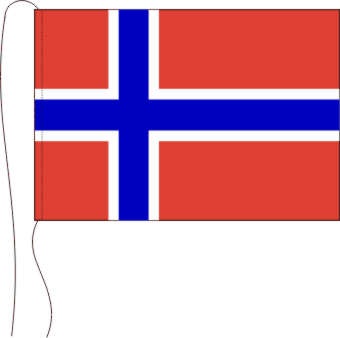 Norwegen - Tischflagge 25 x 15 cm