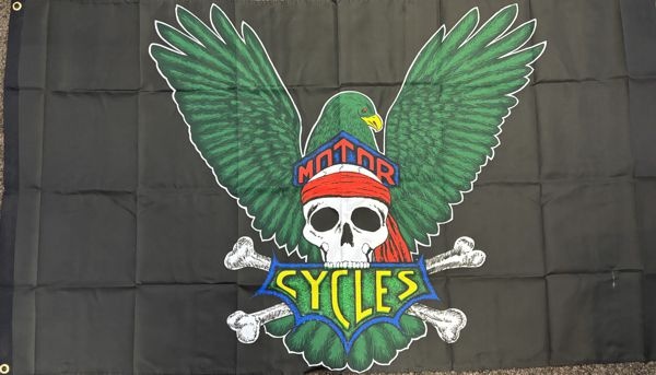 Totenkopf Adler Motor Cycle - preiswerte Alternative: 150 x 90 cm